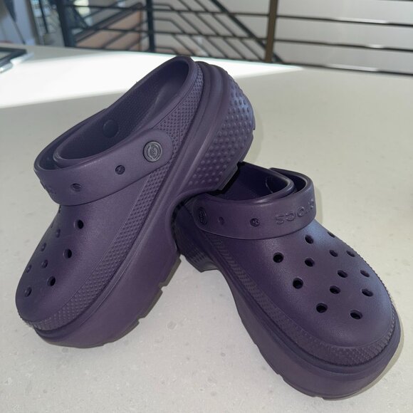 Crocs Women's Stomp Clog Platform Slip-on Shoes - Picture 4 of 9